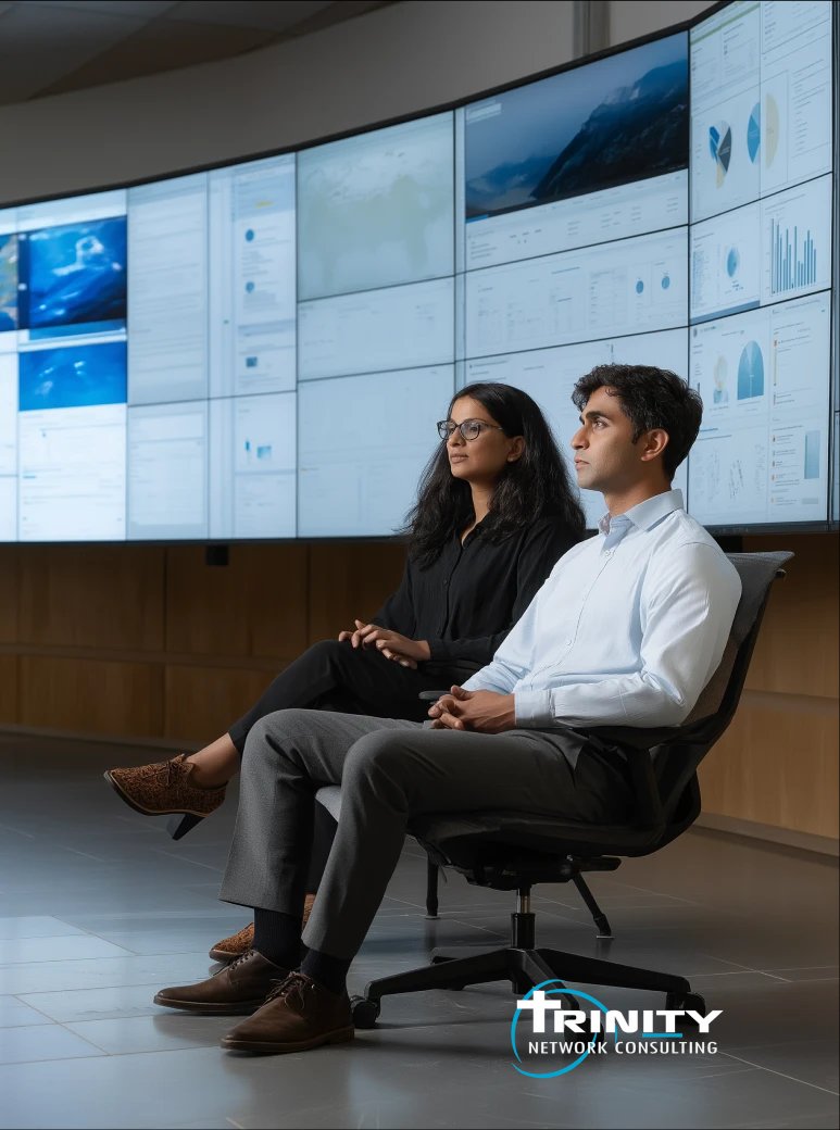 Visual representation of a team collaborating on a cloud strategy that enhances daily operations using Google Cloud.
